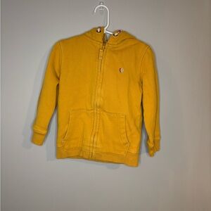 Fat Face Yellow Kids Hoodie
